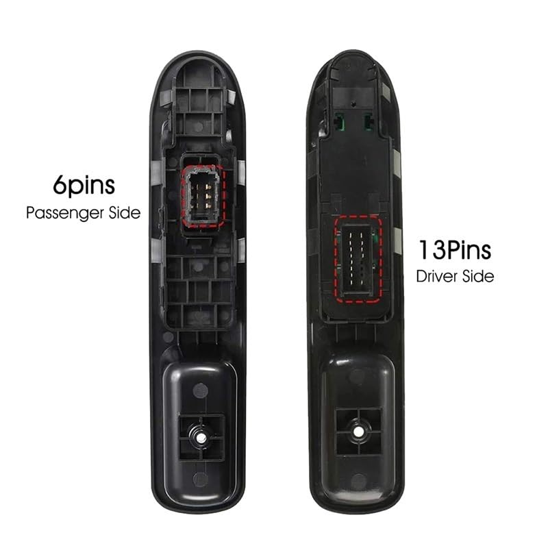 Vitre Peugeot 207 bloquée ? Kit interrupteur de commande de commande 6554QC avant - 4