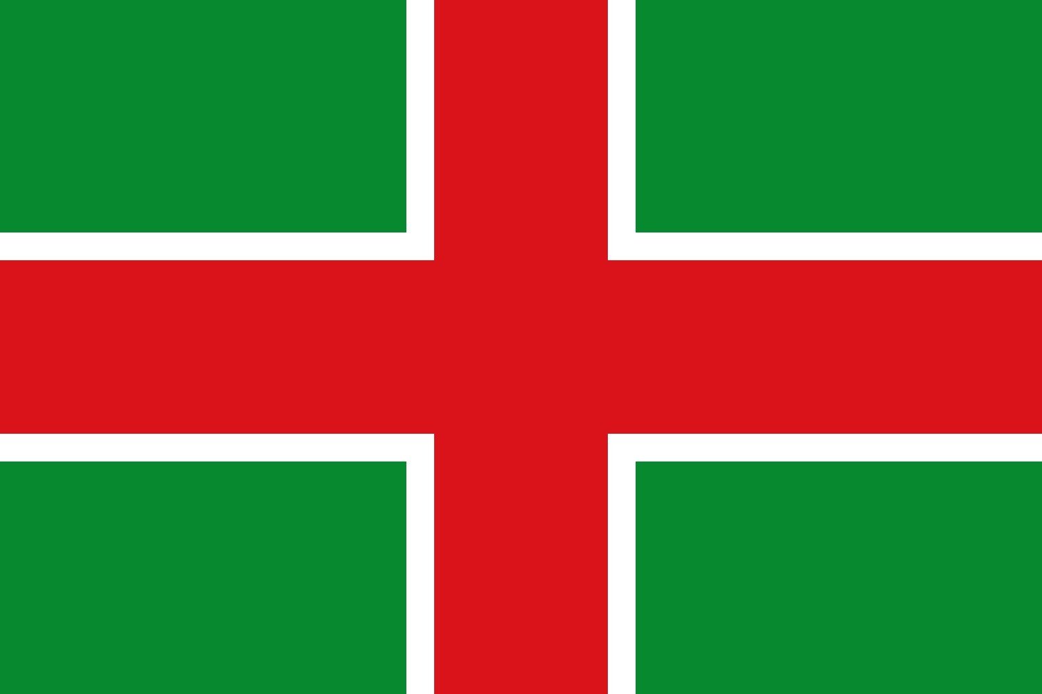 Drapeau Constanzana grand format rectangulaire aux finitions soignées 2 3