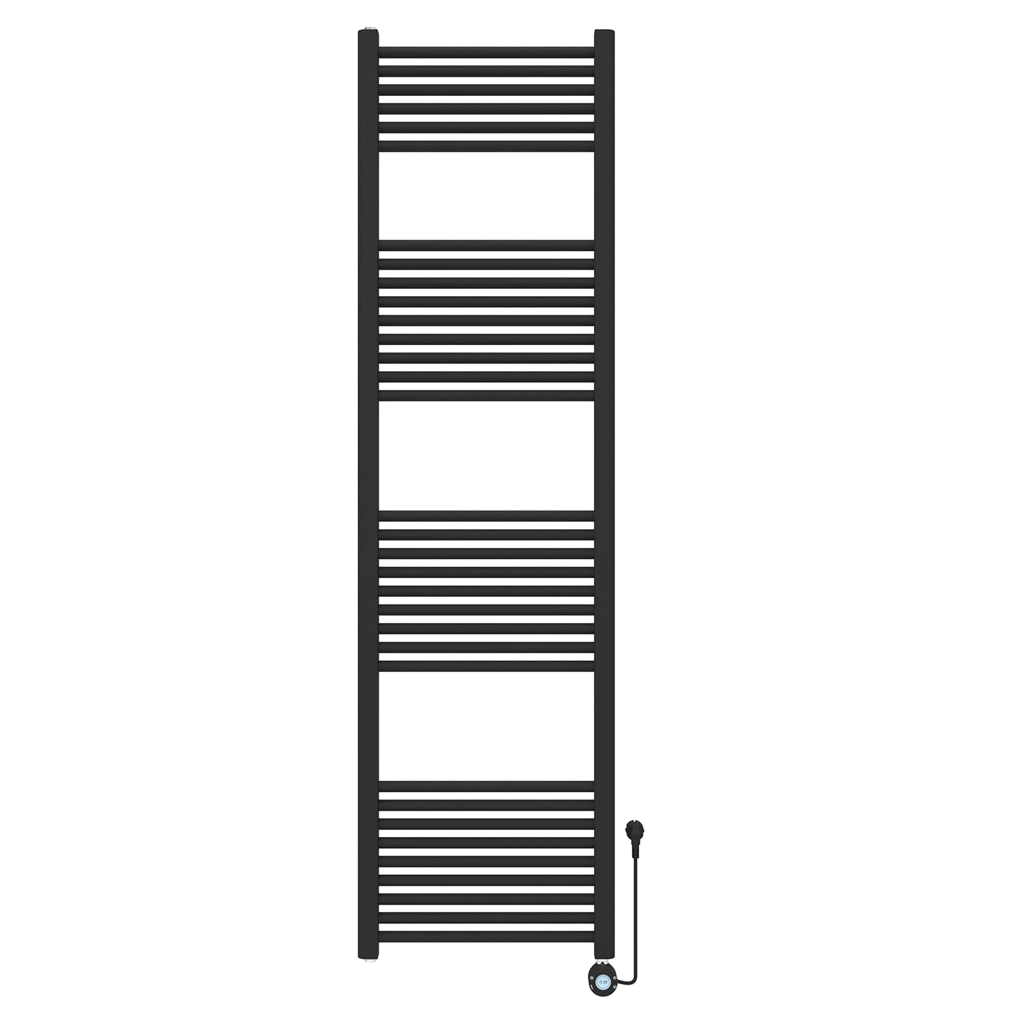 3S SuperSamaStore Elektrischer Handtuchwärmer Aliseo, 180×50 cm Schwarz
