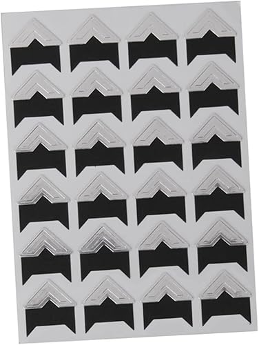 Miniatura 5 de Operitacx 5 Uds. Álbumes de fotos de álbumes de recortes, calcomanías de montaje de fotos, álbum de esquina de fotos de PVC, álbumes de recortes,