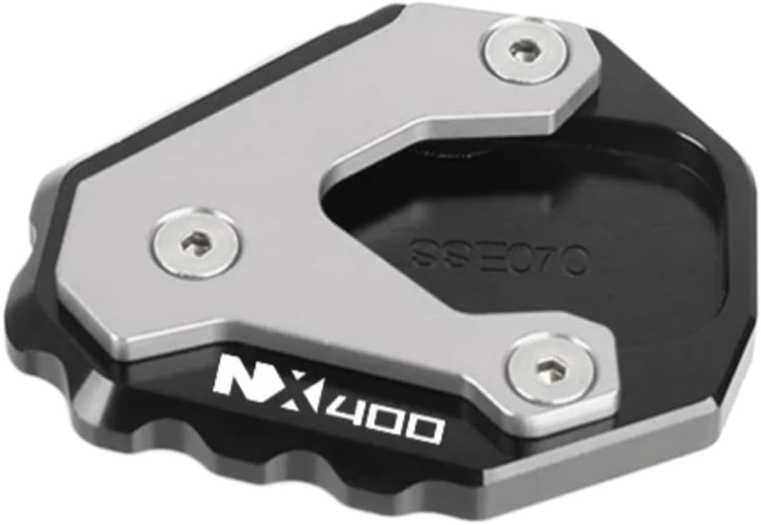 Motorcycle Kickstand Enlarge Plate For HO&ND&A NX400 NX 400 2023 2024 2025 CNC Motorcycle Kickstand Side Extension Pad Support Plate Enlarge Stand