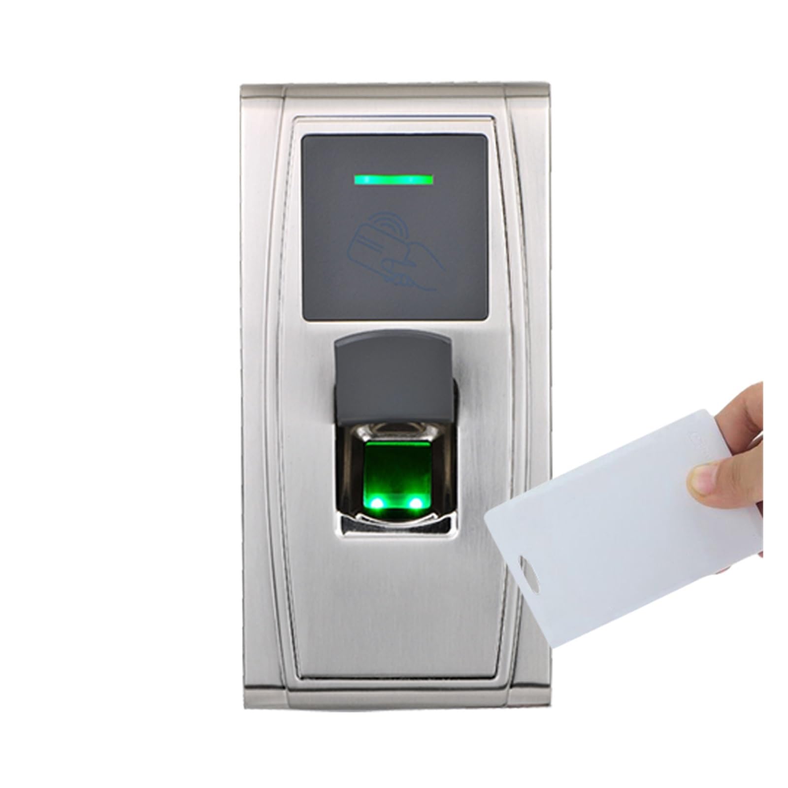 Máquina de Fichaje, Control de acceso y tiempo asistencia huellas dactilares, resistente al agua, a prueba polvo, con lector tarjetas RFID, puerta MA300 TCP/IP(MA300-IC)