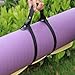 rockible Yoga Mat Strap Bedroll Blanket Carrier, Lightweight Portable Adjustable Picnic Blanket Strap for Sports Pilates Exercise Gym, black