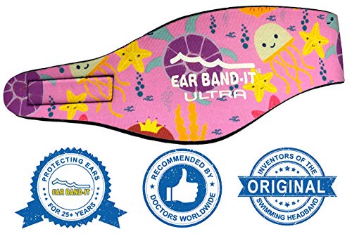 Ear Band-it Ultra zwemmen hoofdband - Beste Swimmer's hoofdband - Houd water buiten, houd oordopjes in - Doctor Aanbevolen - Veilige oordopjes - Uitgevonden door KNO-arts (Sea Life, Small (Leeftijd 1-3)) - Image 4