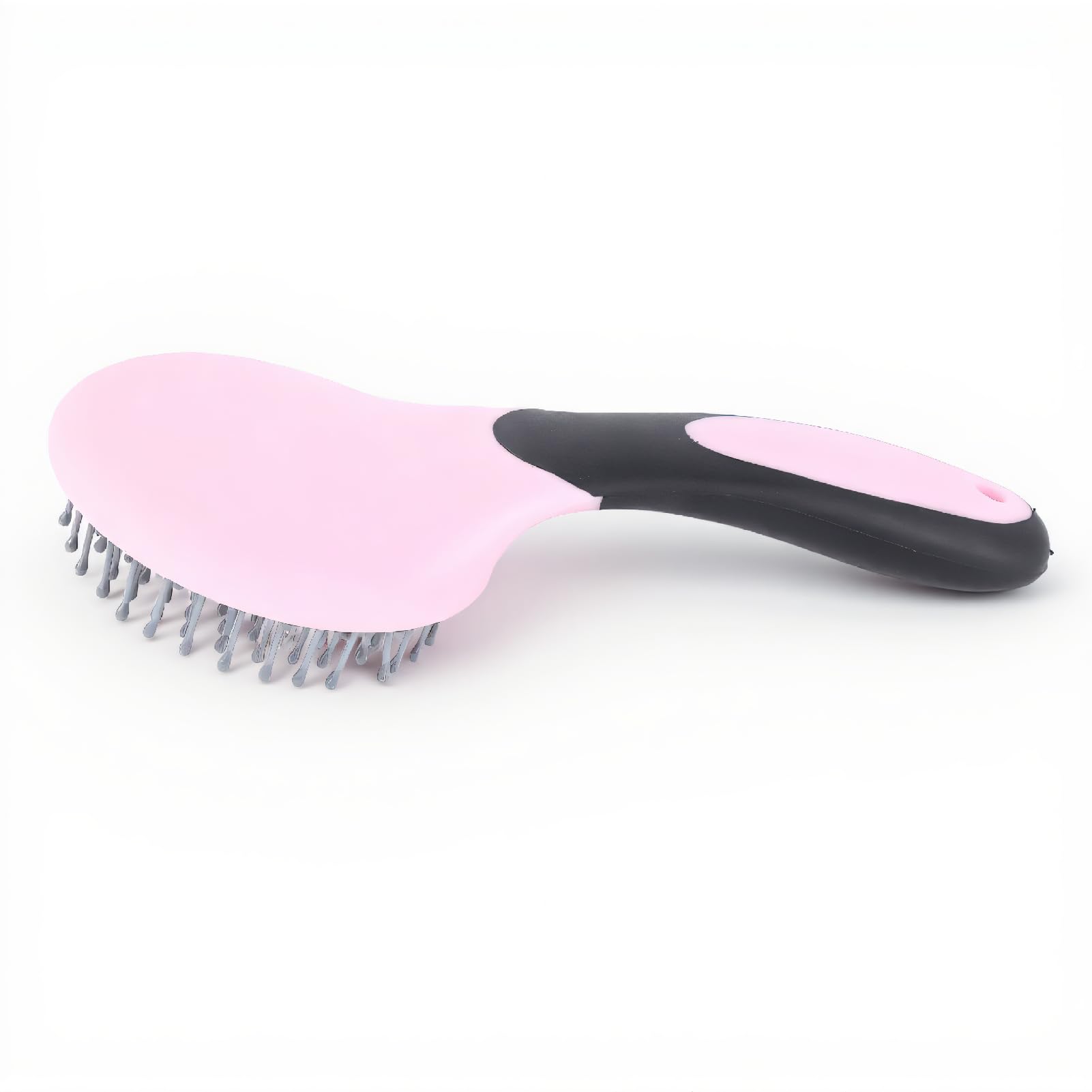 Brosse Démêlante pour Crinière et Queue, Brosse de Nettoyage en Cuir à Poils de Cheval à Poils Longs, Peigne de Toilettage Professionnel pour Chevaux, Peigne Forky pour Chevaux
