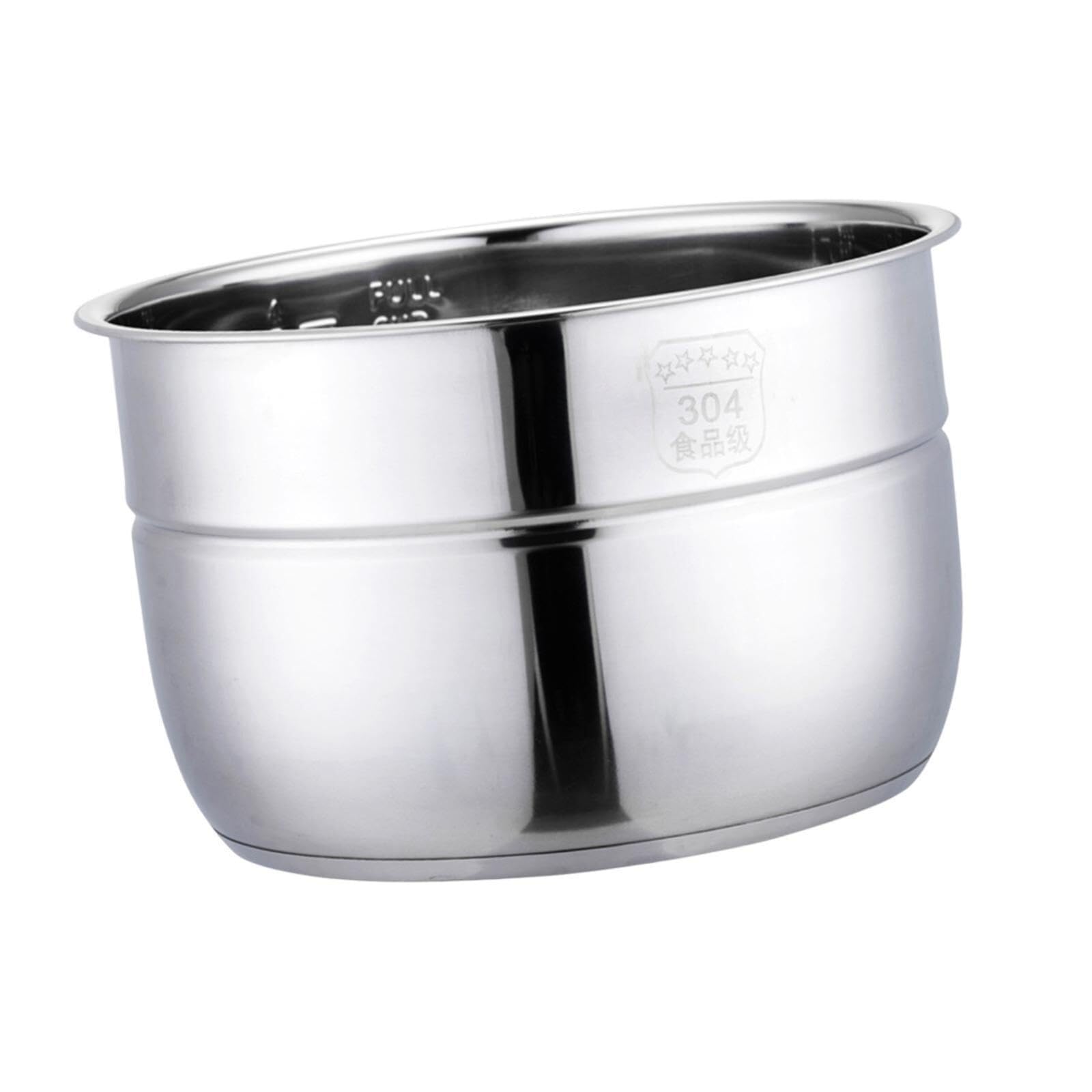 Olla Interior De Acero Inoxidable De 10 Litros For Olla A Presión Eléctrica – Utensilios De Cocina De Repuesto Resistentes, Gran Capacidad De 10 Cuartos, Apta For Lavavajillas
