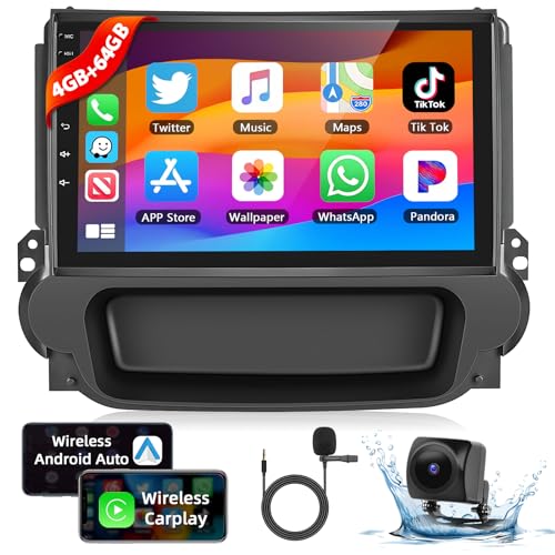 Podofo【Upgrade 8Core 4G+64G】 Car Stereo for Chevrolet Chevy Malibu 2009-2014 ...