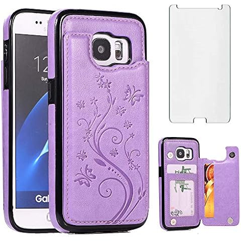 Asuwish Galaxy S7 Wallet Case Cover