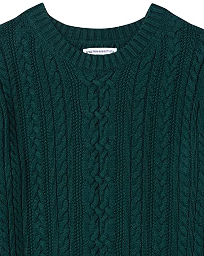 Amazon Essentials Women's Fisherman Cable Long-Sleeve Crewneck Sweater (Available In Plus Size), Deep Green, X-Large #TOP5
