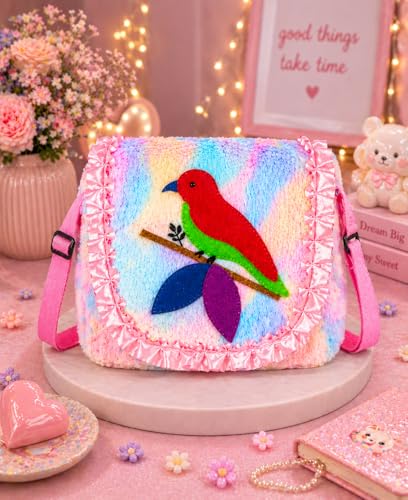 Image of Beautiful Sling Bag for Girls Kids Unicorn Bag for Girls Crossbody Bag Bags for Kids Girl