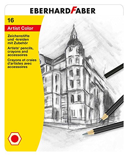 Eberhard Faber 516916 Caracteres Juego Artist Color, 16 Piezas