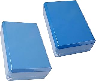 Yoga Block, Yoga Blocks Set Of 2, Foam Blocks, Yoga Blocks, Pilates Block, Yoga Cushion, EVA Foam Blocks Supportive Yoga Blocks,Stretching Blocks, Pilates, And Meditation, Yoga Accessories For Women