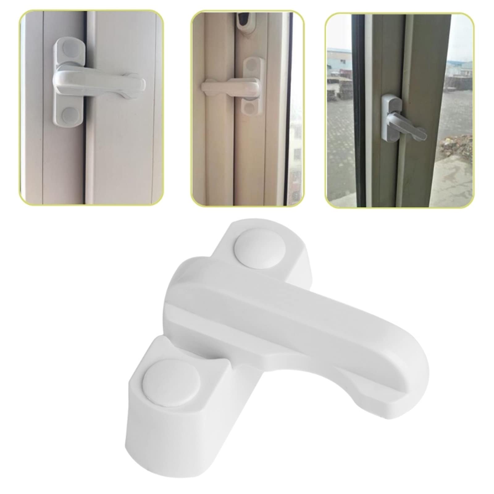 Sécurité enfant en plastique sécurité fenêtre porte châssis serrure levier de sécurité poignée balayage loquet