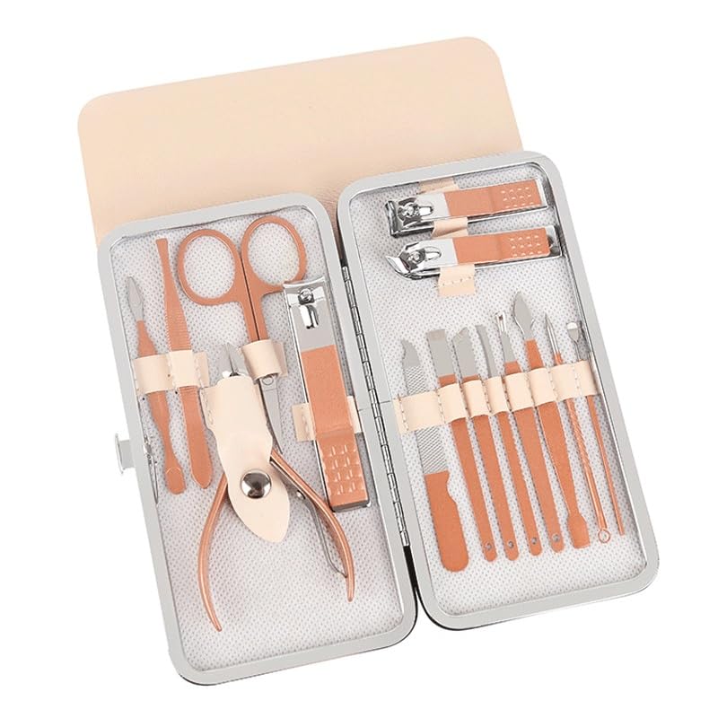 Rose Gold 7-piece Nail Tools Set Full Manicure Nail Clippers Nail Clippers Multi-purpose Nail Clippers Set