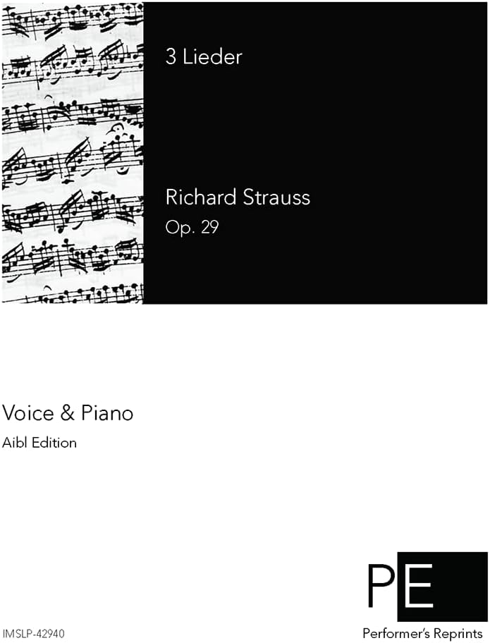 3 Lieder nach Gedichten von Otto Julius Bierbaum