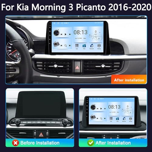 Autoradio Android 13 Kia Morning Picanto avec écran 9 pouces et Wi-Fi - 2