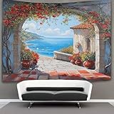 [Taille parfaite]: 70cm x 100cm, 100cm x 150CM, 130cm x 150CM, 150CM x 200cm, 180cm X 230cm, plusieurs tailles pour vos murs! Nous offrons également un paquet d'accessoires de suspension comprenant: 2 clips avec des barbes et 3 crochets à clous non marqués, il suffit de fixer l'extrémité de la couverture murale au mur pour une installation facile et sans endommager le mur.