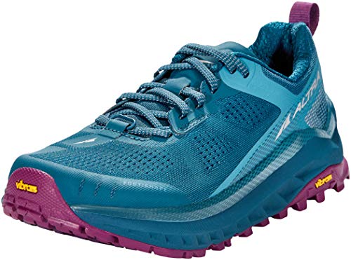 ALTRA Women's AL0A4VQW Olympus 4 Trail Running Shoe, Moroccan Blue - 10 M US