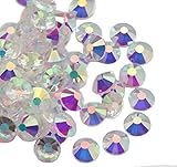 Jollin Glue Fix Flatback Rhinestones Glass Diamantes Gems for Nail Art Crafts Decorations Clothes...