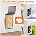 MIAOTONG 3-Flap Dog Door for Wall, Energy-Efficient Insulated Pet Door for Wall, Aluminum Lock Doggy Door for Wall,Steel Frame and Telescoping Tunnel Dog Doors(Pets Up to 100 Lb) -Large