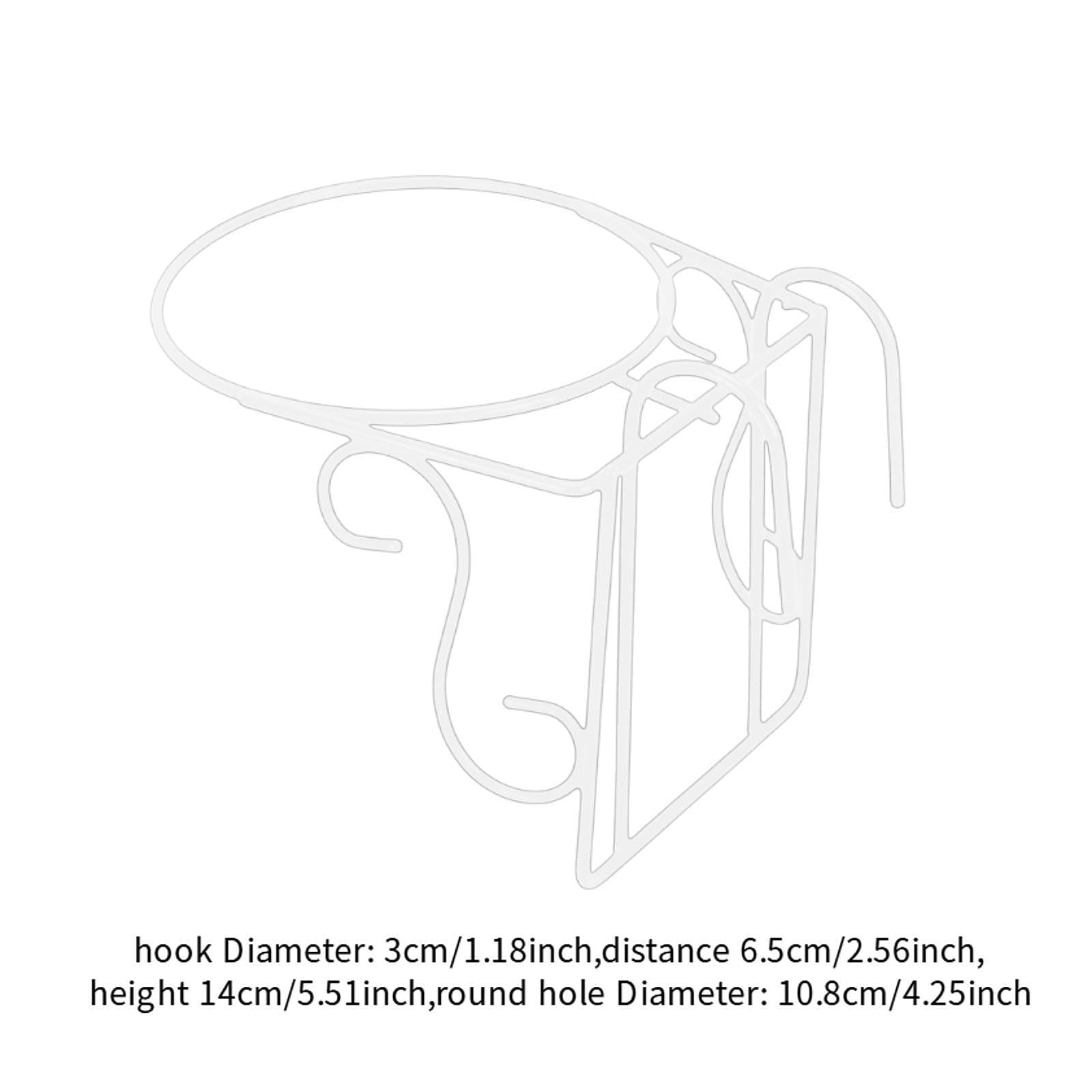 Whtkoph Railing Planter Holder for Small Plants, Display Rack for Garden And Home, Style B