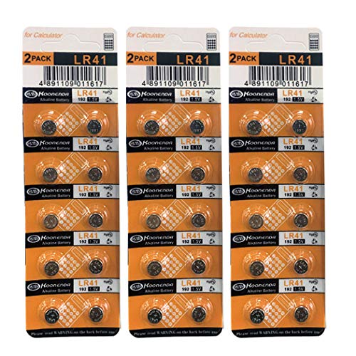 30 AG3 LR41 L736 LR736 SR41 192 Alkaline Battery 1.5V Button Coin Cell for Thermometers