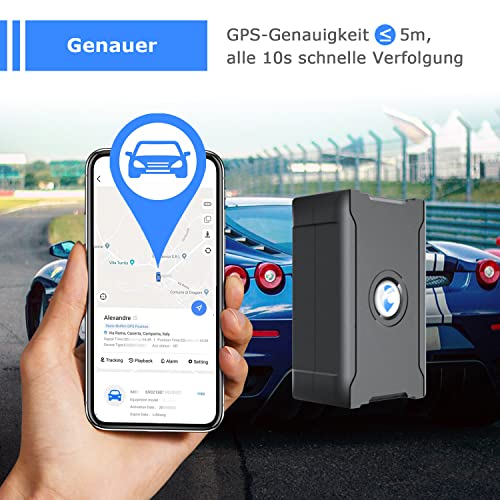 GPS-Tracker Auto,Fahrzeug-GPS-Ortungsgerät Echtzeit-Auto-Tracker