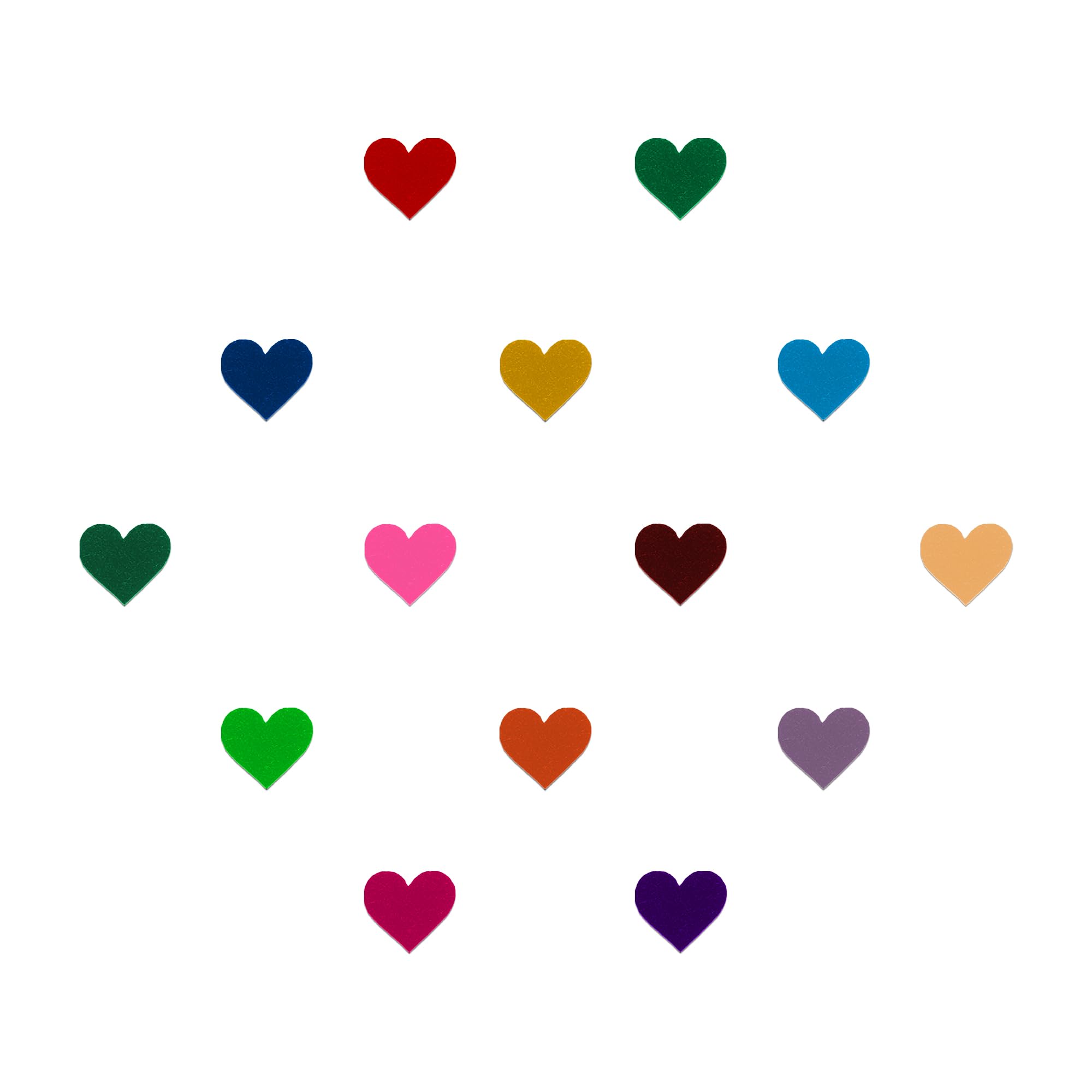 Comet Busters® Multicolor Velvet Heart Bindis – 5mm Small Designer Bindi for Women & Girls (14 Bindis)(OBIN2577)-picture-53