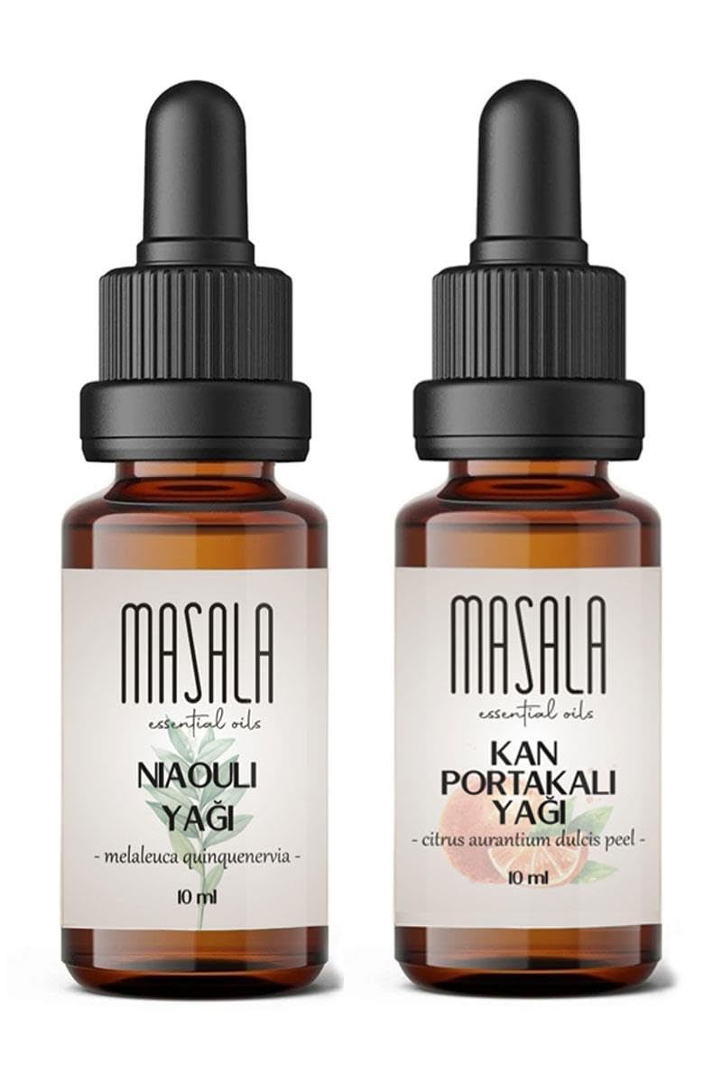 Masala Saf Kan Portakalı Yağı - Niaouli Yağı 10 ml. x 2 Adet