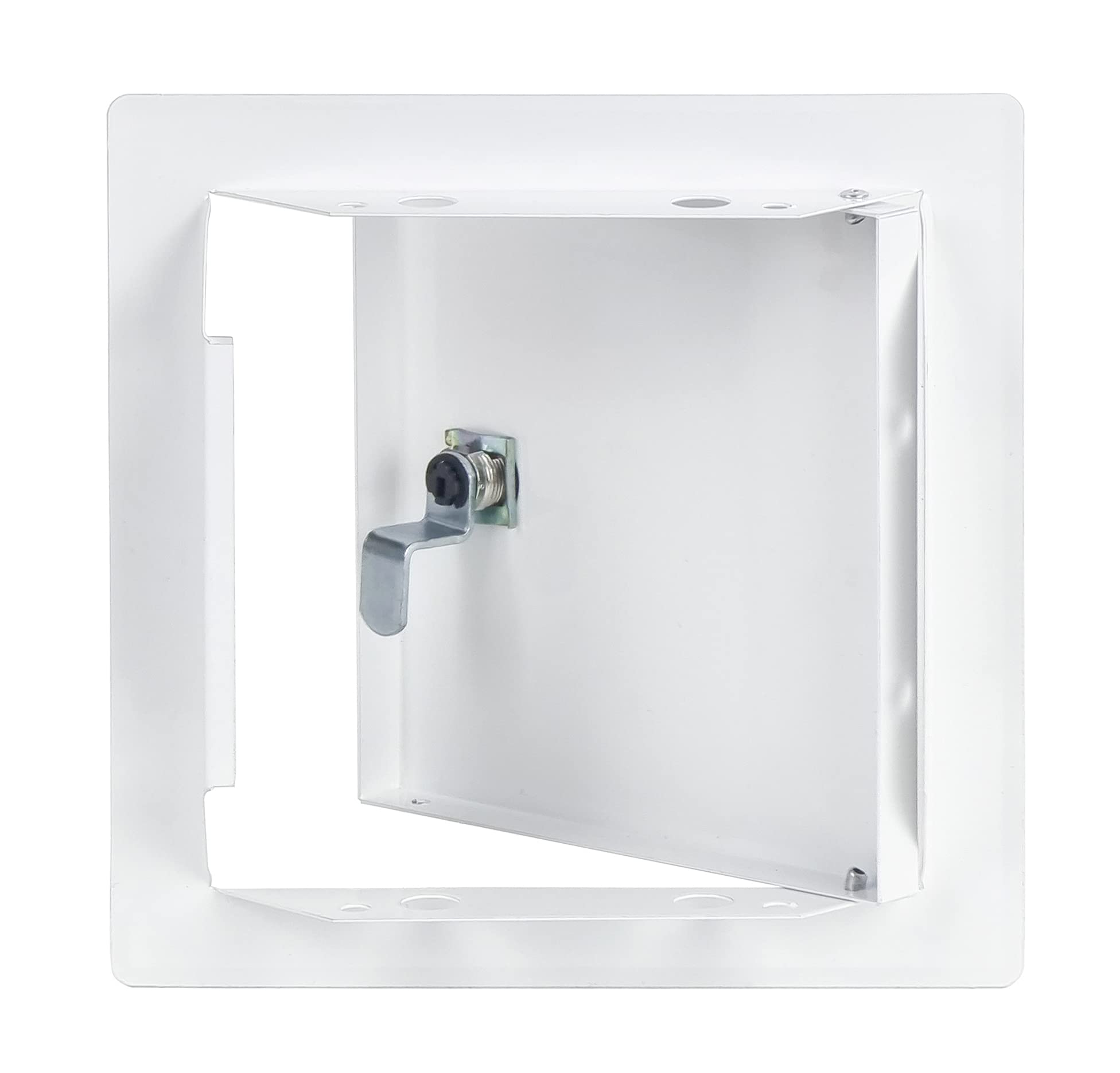 Blanco 15x15 cm Puerta de Inspección, Trampillas de Revision de Mantenimiento de Acero con Llave 150x150mm