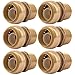 SharkBite 1 Inch MNPT Adapter, Pack of 6, Push to Connect Brass Plumbing Fitting, PEX Pipe, Copper, CPVC, PE-RT, HDPE, U140LF