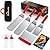 HOMENOTE Griddle Accessories Kit, Exclusive Griddle Tools Spatulas Set for Blackstone - 8 Pcs Commercial Grade Flat Top Grill Accessories - Great for Outdoor BBQ, Teppanyaki and Camping, Red