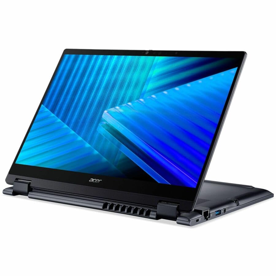 Image of Acer TravelMate P4 Spin 14 TMP414RN-55 TMP414RN-55-52RS 14 inch Touchscreen Convertible 2 in 1 Notebook - WUXGA - 60 Hz - Intel Core Ultra 5 225U - 16 GB - 512 GB SSD - English Keyboard - Blue