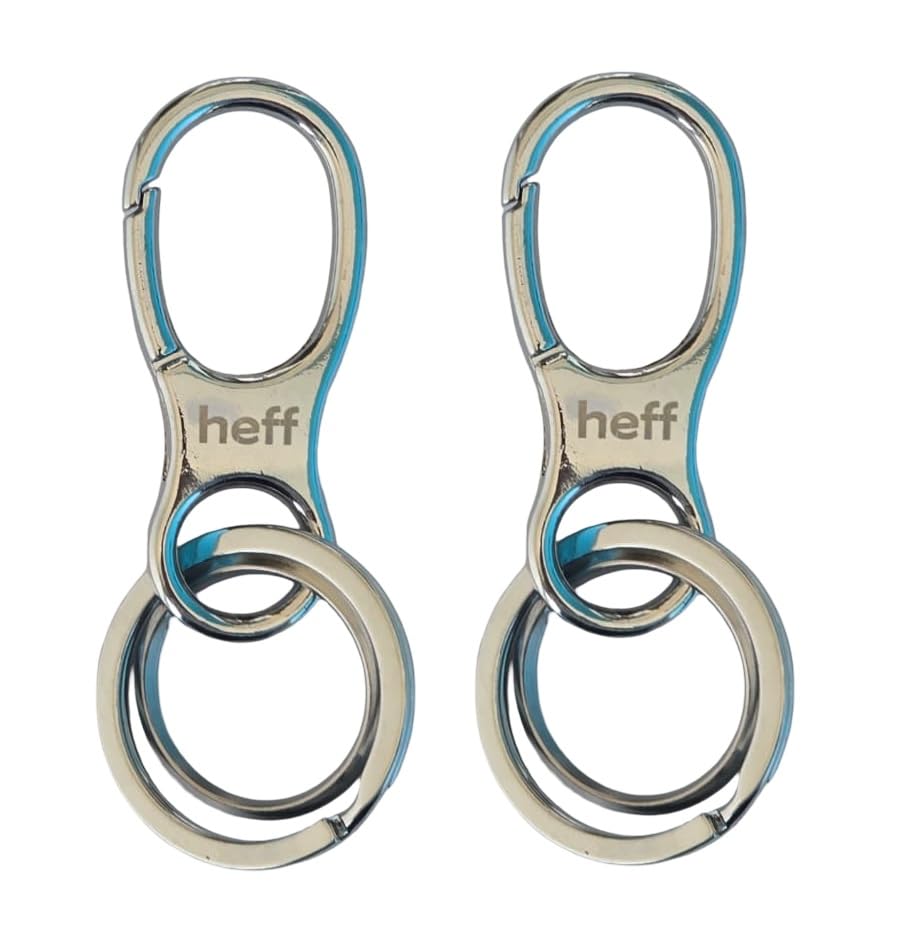 Image of Heff Designer Keychain, Multipurpose Key ring for Car, Bike, Home, Office and Student