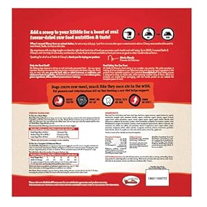 Stella & Chewy's Freeze Dried Raw Grass-Fed Beef Meal Mixers – SuperBlends Dog Food Topper – Grain Free, Protein Rich Recipe – 3.25 oz Bag Stella Chewys Freeze Dried Raw Grass Fed Beef Meal Mixers–SuperBlends Dog Food Topper–Grain Free Protein Rich Recipe–325 oz Bag