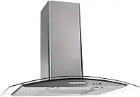 COIFA DE PAREDE Fogatti VIDRO CURVO DUTO SLIM INOX 70CM 127V