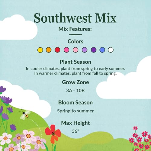 Image of Ferry-Morse Southwest Bulk Wildflower Seeds, 390,000+, 1 lb