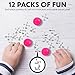 Playbees Metal Jacks Game Set - 12 Sets - Retro Kids' Entertainment with Metallic Jacks and Bouncy Ball - Classic Jacks Game for Fun and Skill Development