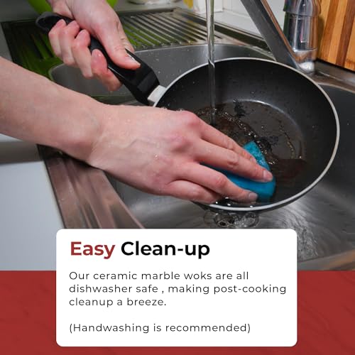 Sapphire Home COMINHKG094958 Home N Kitchenware Nonstick Ceramic Wok thumb #6