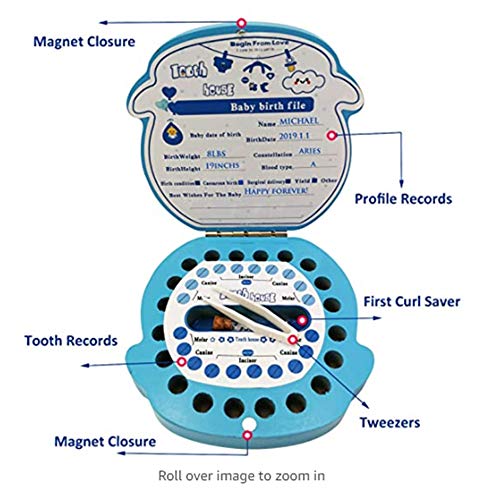 Scatola per Denti da Latte,Scatola per Conservare
