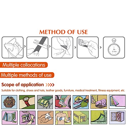 Nastro Autoadesivo in Tessuto con Gancio e Anello