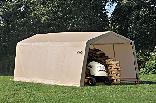ShelterLogic 10' x 20' x 8' All-Steel Metal Frame Peak Style...