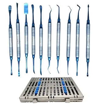 Periosteal Dental Elevators Kit 10 pcs Periosteum Elevator implant Elevators