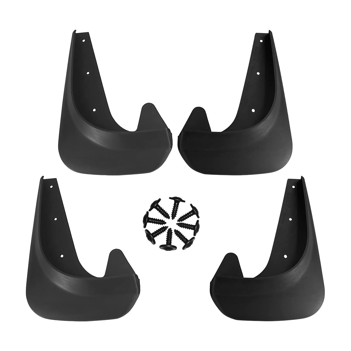 YDSTNiu 4 Pcs Car Mudflaps Splash Guards Front Rear Custom Fit for Renault Koleos Facelift ab Bj.2019, Mud Guards Durable Flexible Mudflaps