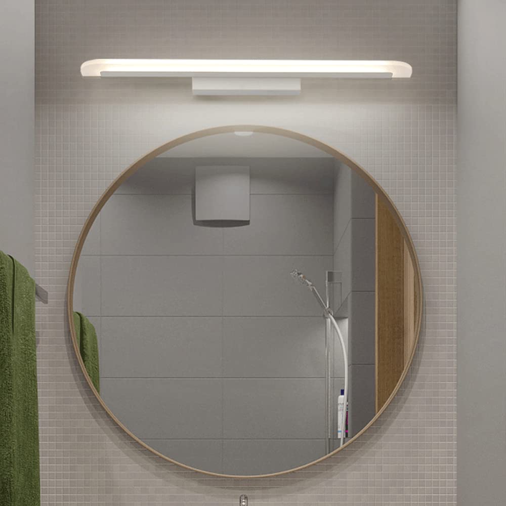 Luci di cortesia a LED in Acrilico, luci di cortesia per Bagno a LED Bianco Freddo 6000K, luci di cortesia Bianche Moderne a Striscia Lunga per Sala d'esposizione della Galleria del corridoio