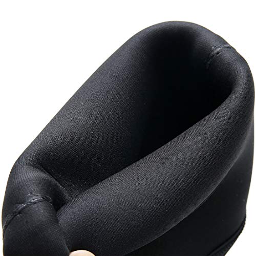 Image of WTW Womens Mid Calf Rain Boots - Waterproof Insulated Neoprene Rubber Boots Mud Outdoor Hunting Garden Boots