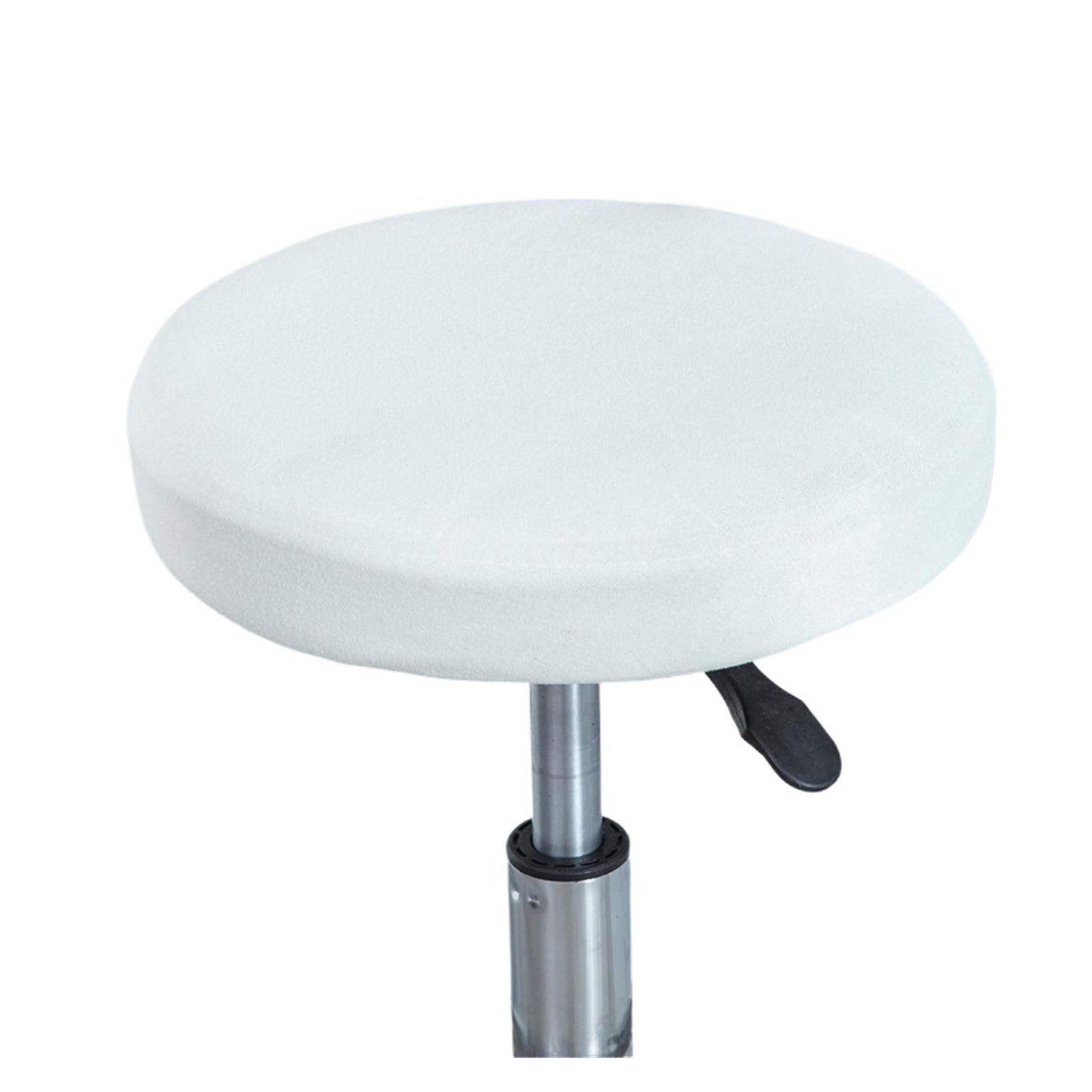 Zgcrumphant Round Bench Slipcover Footstool Cover Solid Color Stool Case