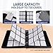 Card Binder – 720 Capacity, Zippered Trading Card Holder for MTG, Sports & Collectible Cards – Acid-Free, Durable & Travel-Friendly Storage (Black, 9 Pocket)