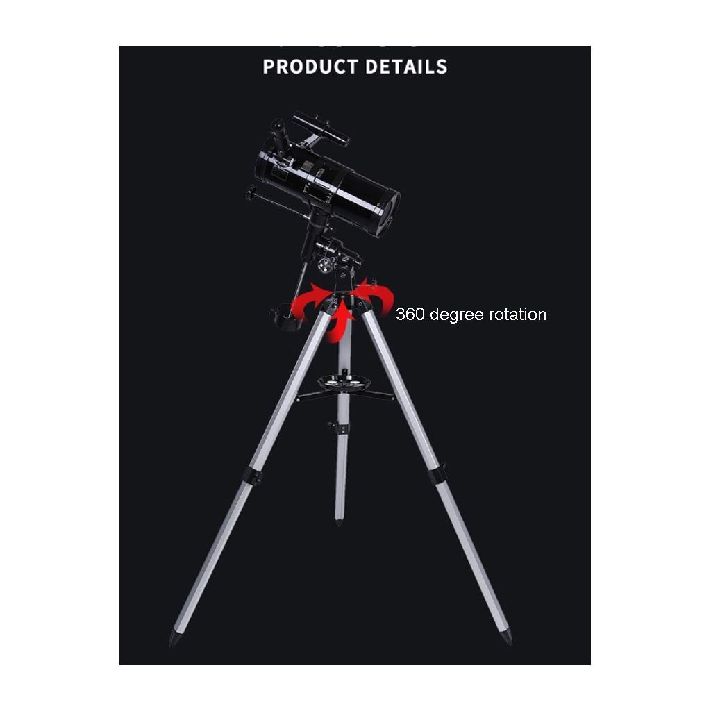 Telescopio Refractor, Telescopio de Viaje portátil, Refractor de Distancia Focal de 700 mm, Telescopios astronómicos para Adultos, Principiantes y niños