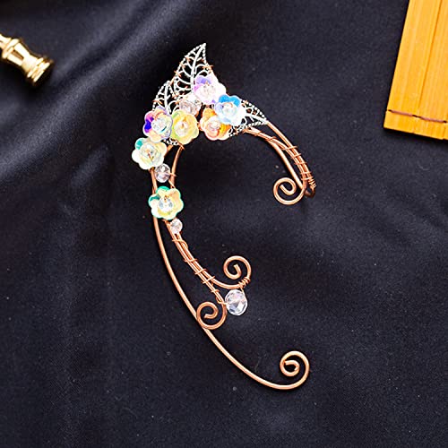 Elf-Ear-Cuffs-OwMell-Handcraft-Silver-Pointed-Fairy-Elven-Cosplay-Fantasy-Costume-Bridal-Wedding-Earrings-for-Non-Pierced-Ears
